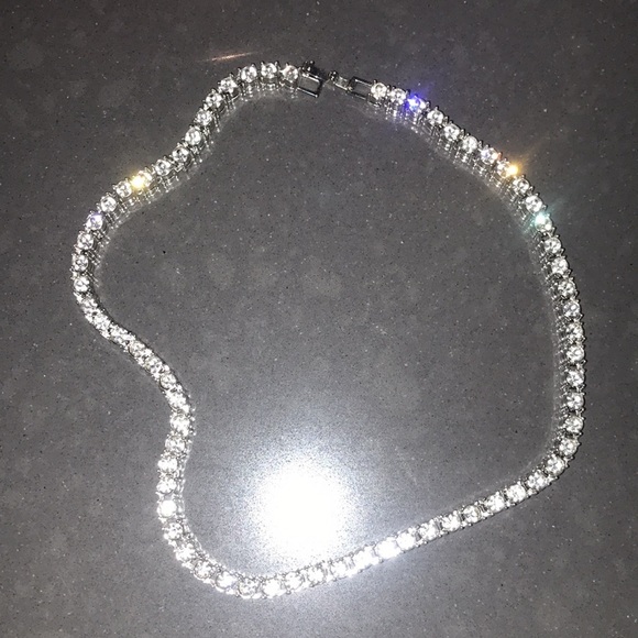 Rhinestone necklace - Picture 7 of 11